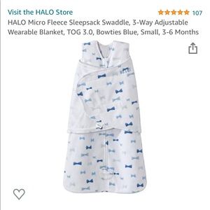 Halo Fleece Sleep Sack. Like new.